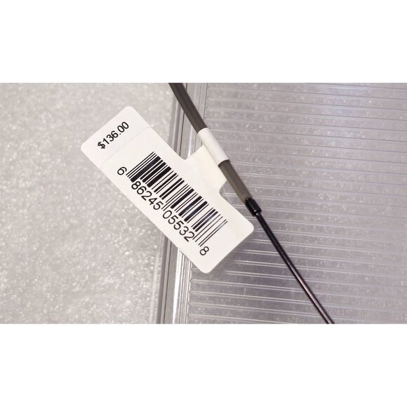 Black Wire Full Rim EasyTwist Bendy Polarized Clip-on Eyeglasses 53-18-140 NWT - Picture 10 of 12